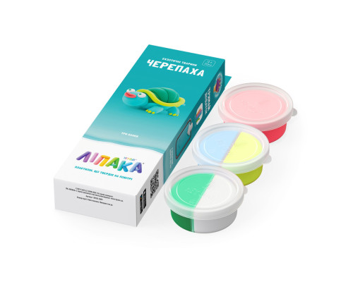 Набір пластиліну, що самостійно твердіє Черепаха ЛІПАКА 30126-UA01