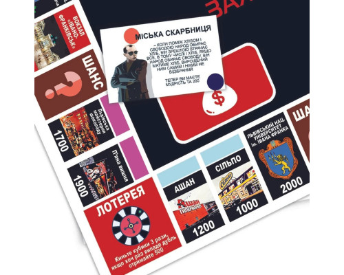 Настільна гра "Монополія Заходу України" PLR-0040 від 2 до 5 гравців