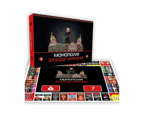 Настільна гра "Монополія Заходу України" PLR-0040 від 2 до 5 гравців