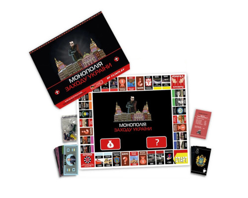 Настільна гра "Монополія Заходу України" PLR-0040 від 2 до 5 гравців