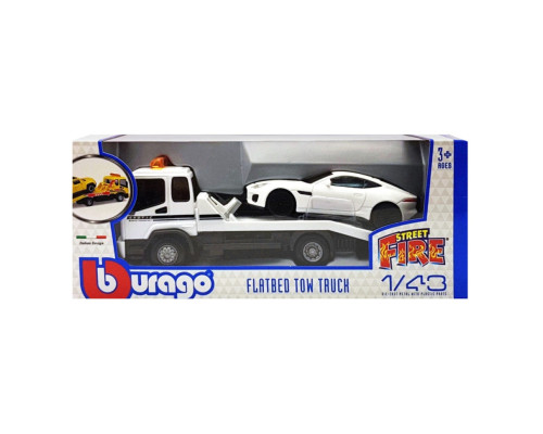 Ігровий набір з автомоделлю "Jaguar F-Type R Dynamic (V6)" Bburago 18-31419, масштаб 1:43