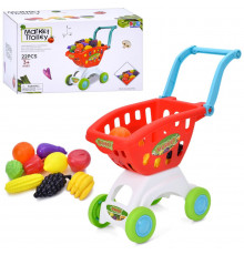 Ігровий набір "Візок" 16898 продукти 22 предмети