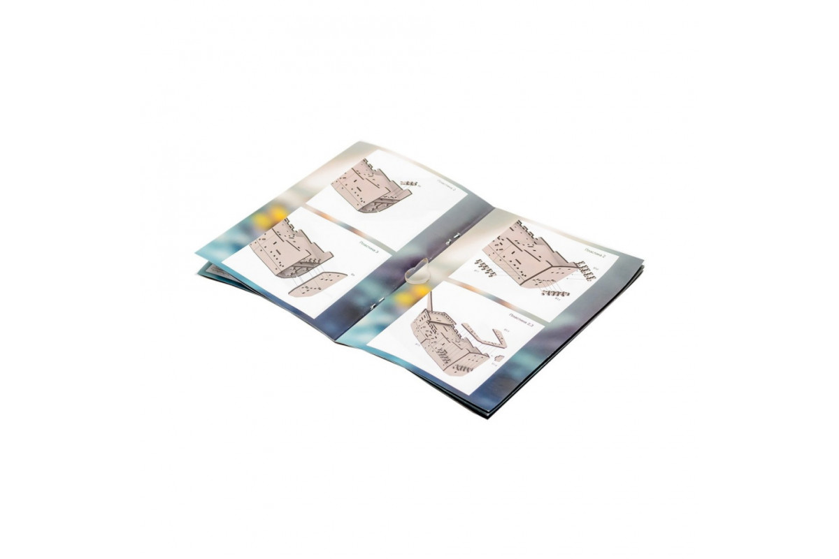 Деревянный 3D конструктор "Пиратский корабль" Puz-00928, 196 деталей