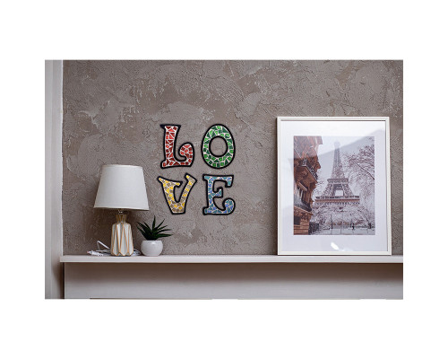 Детский набор для творчества хрустальная мозаика "Любовь" MA4003