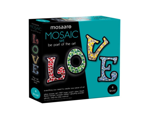 Детский набор для творчества хрустальная мозаика "Любовь" MA4003