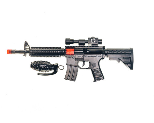 Іграшковий автомат-тріскачка "M16" з гранатою Golden Gun 803