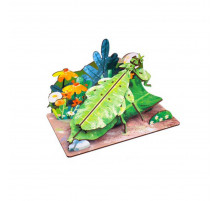 Дерев'яний пазл 3D "Phylliidae" 68038W 58 деталей