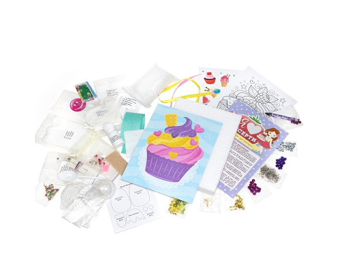 Большой набор для творчества "Я люблю десерты" 10100543, 8 изделий своими руками