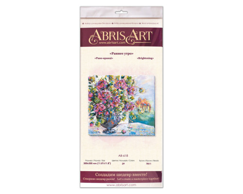 Набір для вишивання бісером "Рано-вранці" AB-618 30х30 см