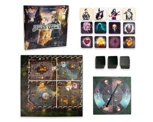 Настольная игра Stolen Crown 30811 рулетка со стрелкой, игровое поле