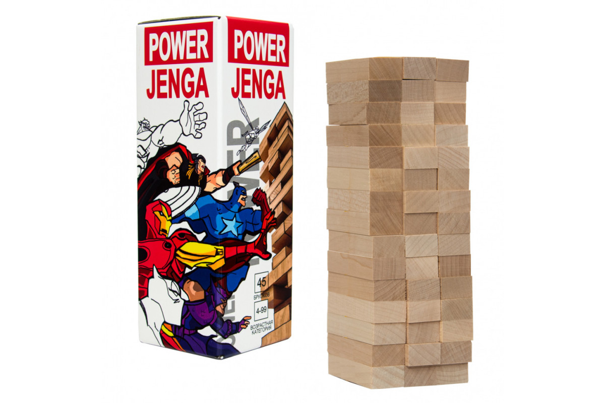 Настольная игра "Power Jenga" Strateg PL 32104 Настольная игра "Power Jenga" Strateg PL 32104
