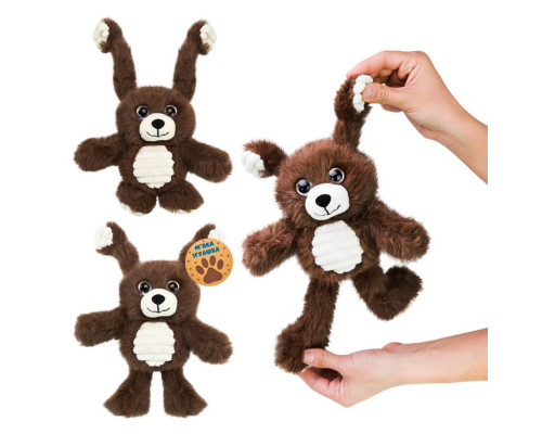 Дитяча м'яка іграшка-потягушка "Ведмедик" MJ2406 розмір 30 см