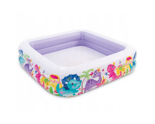 Дитячий надувний басейн 57470(Violet) зі знімним дахом 157 x 122 см 295 л