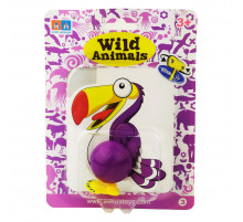 Іграшка заводна "Птах" 2031A 15 см  Фіолетовий Іграшка заводна "Птах" 2031A 15 см  Фіолетовий