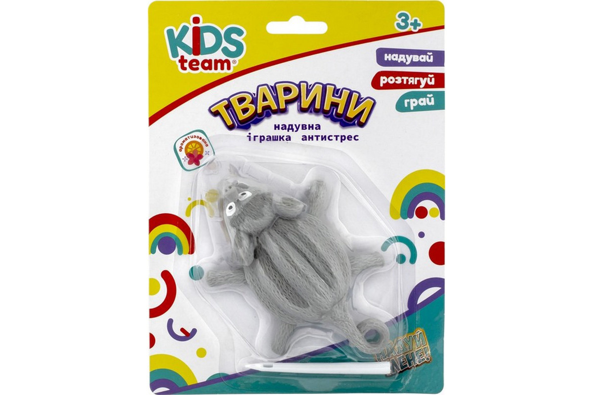 Детская надувная игрушка антистресс Животные "Слон" CKS-10234C_3