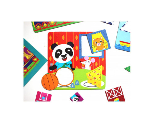 Учебные пазлы Изучаем формы.IQ-club для малышей 13203007, 6 карт в наборе