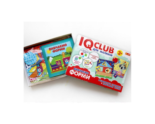 Учебные пазлы Изучаем формы.IQ-club для малышей 13203007, 6 карт в наборе