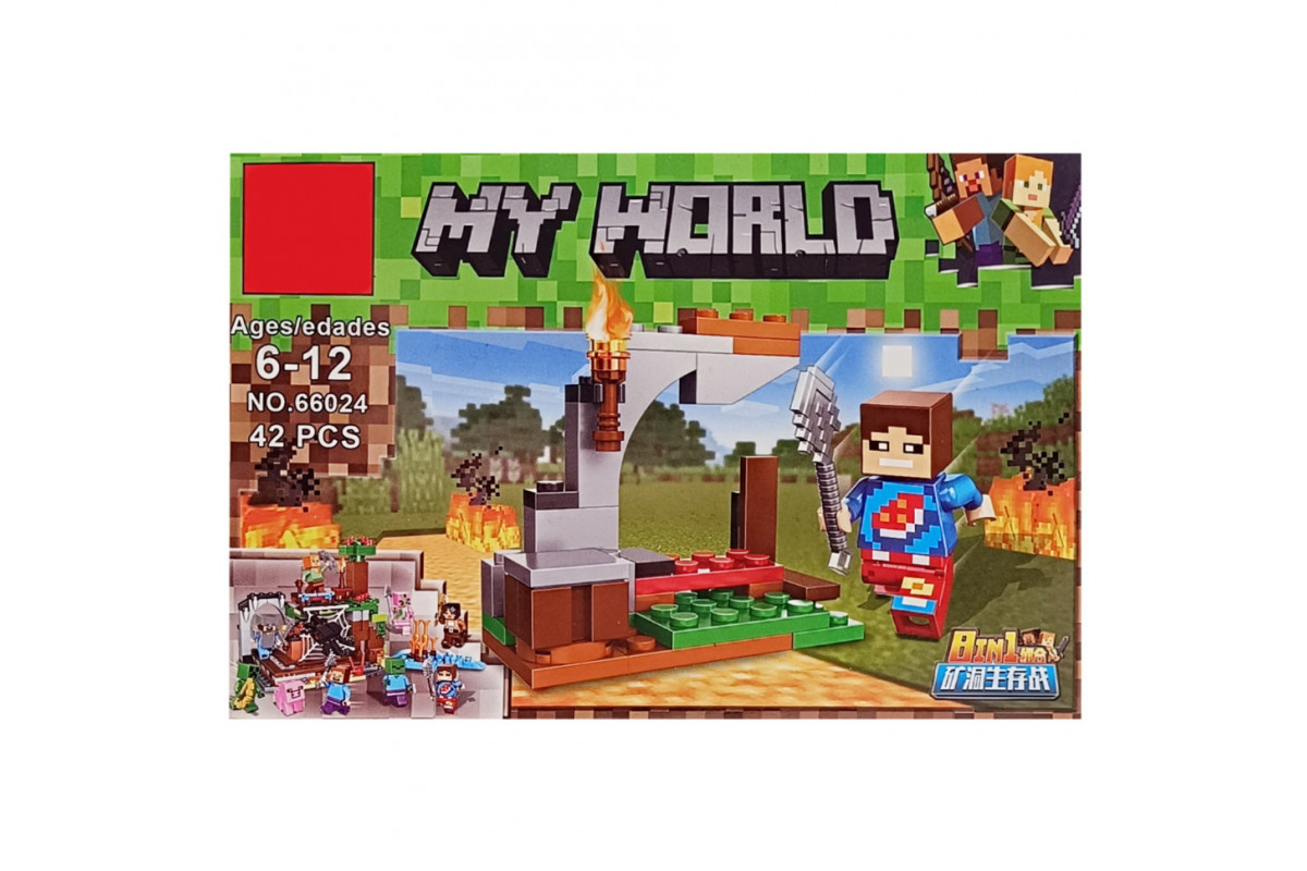 Конструктор дитячий "Minecraft" 66024K-6, 41 деталь