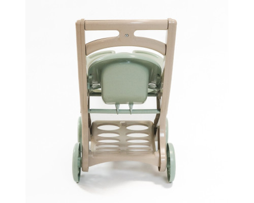 Коляска для ляльок з шезлонгом 0122/01eco бірюзовий