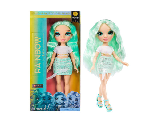 Дитяча ігрова лялька М'ята Rainbow High 987963 серії "ОРР" з аксесуарами