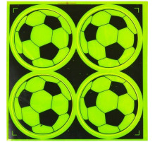 Наклейка светоотражающая "Мяч" 128-CIT 4 штуки