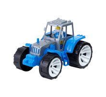 Дитяча іграшка "Трактор BAMS 0" 007/6BMS(Blue) кольорова кабіна, 28х20х23 см