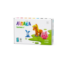 Набір пластиліну, що самостійно твердіє ЛІПАКА – Порося, кінь, кролик 60023-UA01