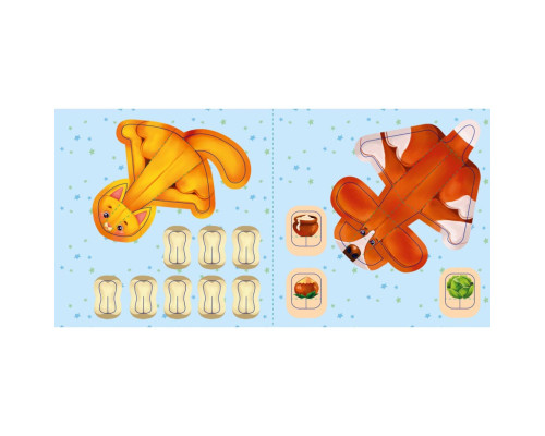 Розвиваюча книжка Пограй-но в театр "Хто що їсть?" 801005 з відео інструкцією