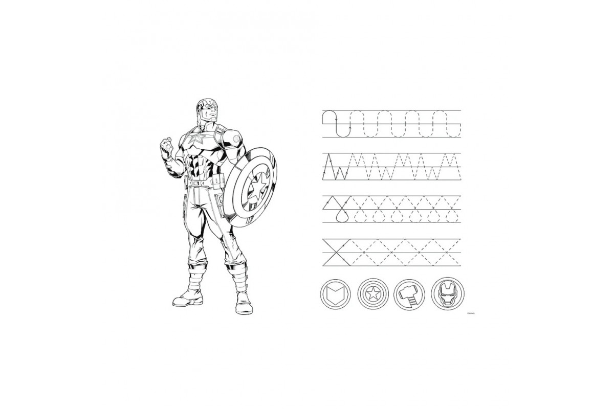 Дитячі пазли SUPER МАХІ Marvel "Разом сильніше" Trefl 41007 24 елементи, з розфарбовкою Дитячі пазли SUPER МАХІ Marvel "Разом сильніше" Trefl 41007 24 елементи, з розфарбовкою