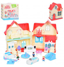 Дитячий ігровий будиночок "Мій улюблений будиночок" WD-932C, меблі, звук, світло Дитячий ігровий будиночок "Мій улюблений будиночок" WD-932C, меблі, звук, світло