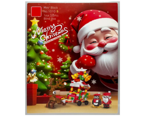 Дитячий констуктор адвент-календар "Merry Christmas" 1010B