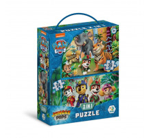 Пазл дитячий 2 в 1 "Пригоди у джунглях" 200572, 36 елементів