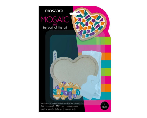 Детский набор для творчества хрустальная мозаика "Сердце" MA1007