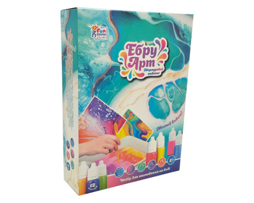 Детский набор для творчества в технике Эбру 94133, 4 гипсовых фигурки