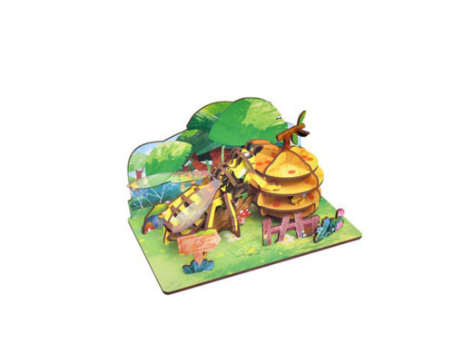 Дерев'яний пазл 3D "Bees" 68039W 43 деталі