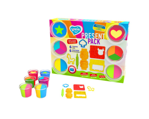 Набір для ліплення з тістом "Present Pack" Lovin 41222