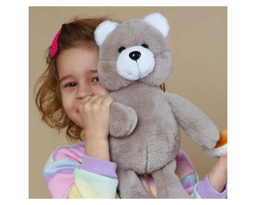 Іграшка м'яконабивна пухнастий Ведмедик МС 080501-11 35 см