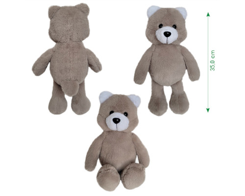 Іграшка м'яконабивна пухнастий Ведмедик МС 080501-11 35 см