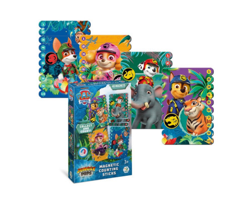 Магнітні палички для рахування "Джунглі" 200654, 40 магнітних елементів