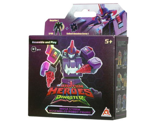 Дитячий робот-конструктор "Моса Шторм" Dinoster EU580881A-5, 45 деталей