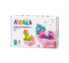 Набір самозатвердіючого пластиліну Райдужні єдинороги: Брайті, Спаркі, Клауді ЛІПАКА 60054-UA01