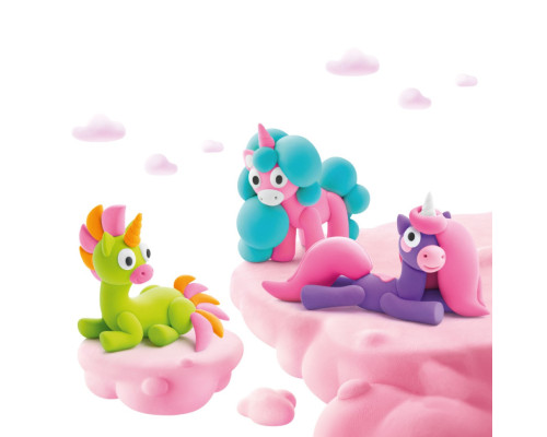 Набір самозатвердіючого пластиліну Райдужні єдинороги: Брайті, Спаркі, Клауді ЛІПАКА 60054-UA01