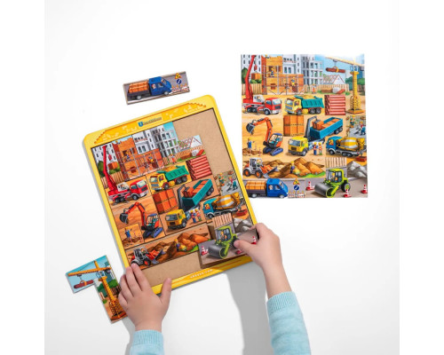 Деревянный тетрис большой "Строительная площадка" (ПСД127) PSD127