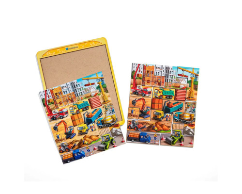 Деревянный тетрис большой "Строительная площадка" (ПСД127) PSD127