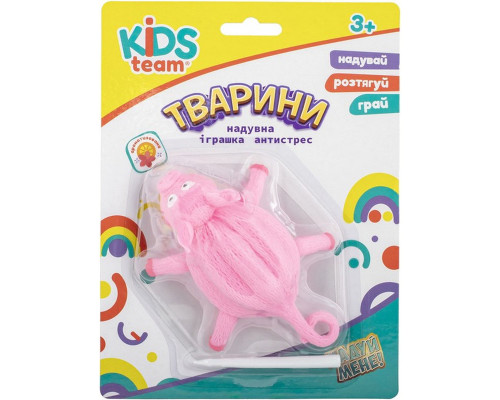 Дитяча надувна іграшка антистрес Тварини "Порося" CKS-10234C_4