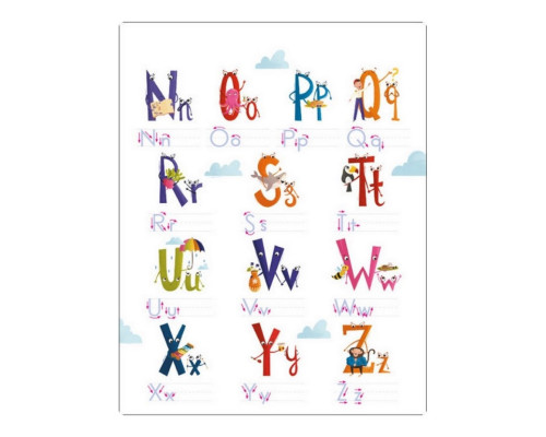 Навчальний зошит English for kids: My Funny ABC Sticker Book 20904 з наклейками