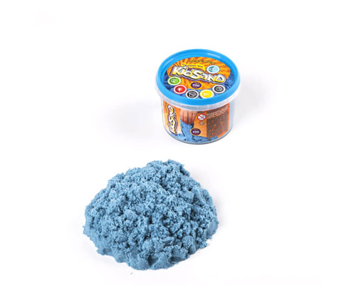 Набор креативного творчества "Кинетический песок "KidSand" KS-01-06, 400 гр Синий