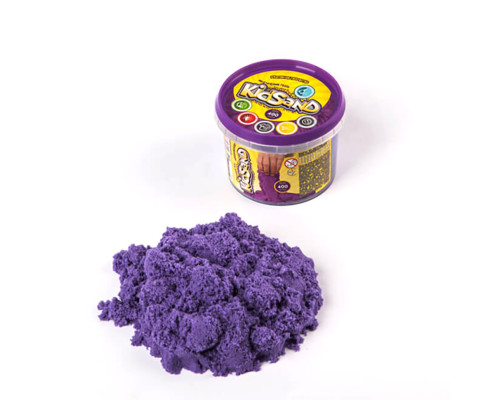 Набір креативної творчості "Кінетичний пісок "KidSand" KS-01-06, 400 гр Фіолетовий