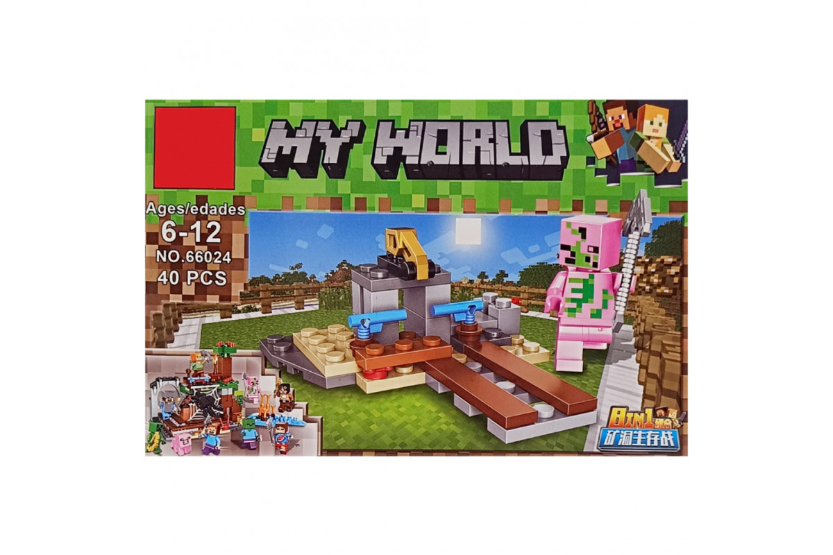 Конструктор дитячий "Minecraft" 66024K-5, 41 деталь Конструктор дитячий "Minecraft" 66024K-5, 41 деталь
