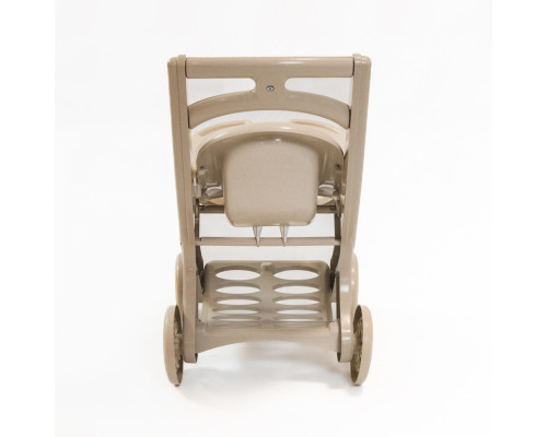 Коляска для кукол с шезлонгом 0122/02eco бежевый